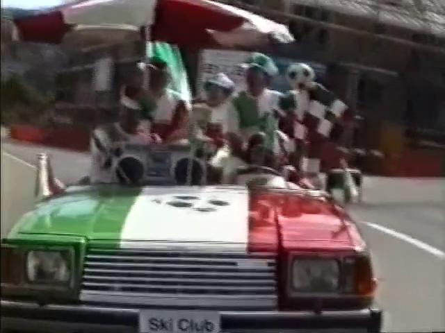 Grümpi 1990, An- und Einfahrt